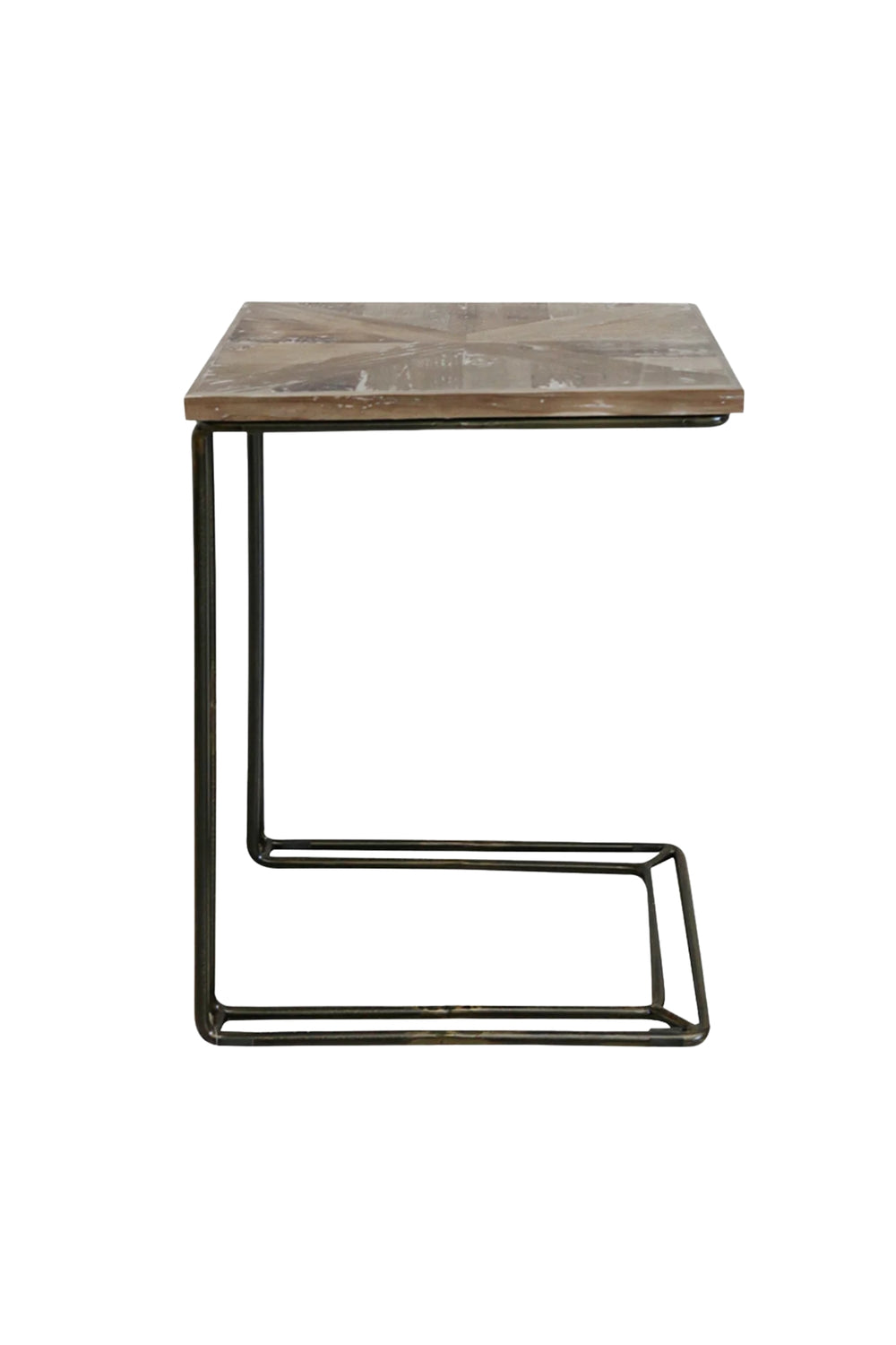 Coastal L Shape Sofa Table