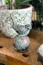 Iron Garden Bird Sculpture - Medium - Magpie Style