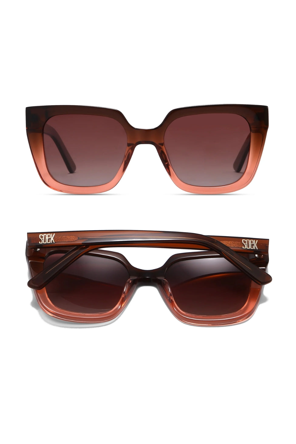 SOEK Harper Sunglasses - Ombre Brown