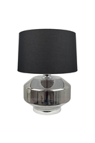 Bloomingdale Platinum Glass Lamp