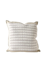 Hagen Cushion - Off White/Slate - 50cm