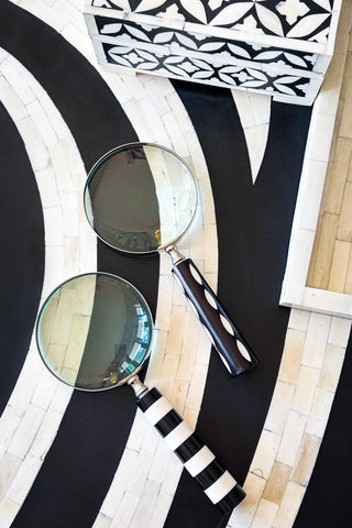 Brass Magnifying Glass - Spots