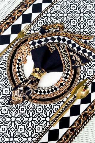 CAMILLA Napkins 4 Piece Set Look Up Tesoro