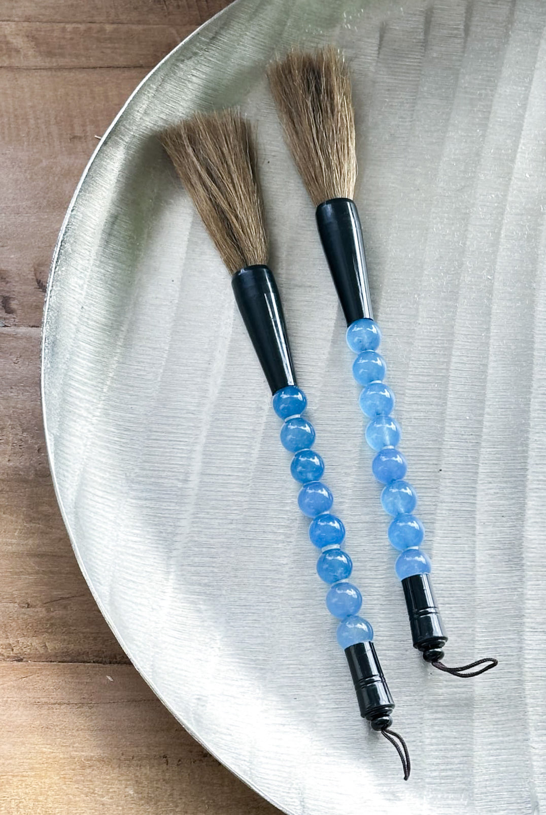 Glass Beaded Calligraphy Brush - Magpie Style