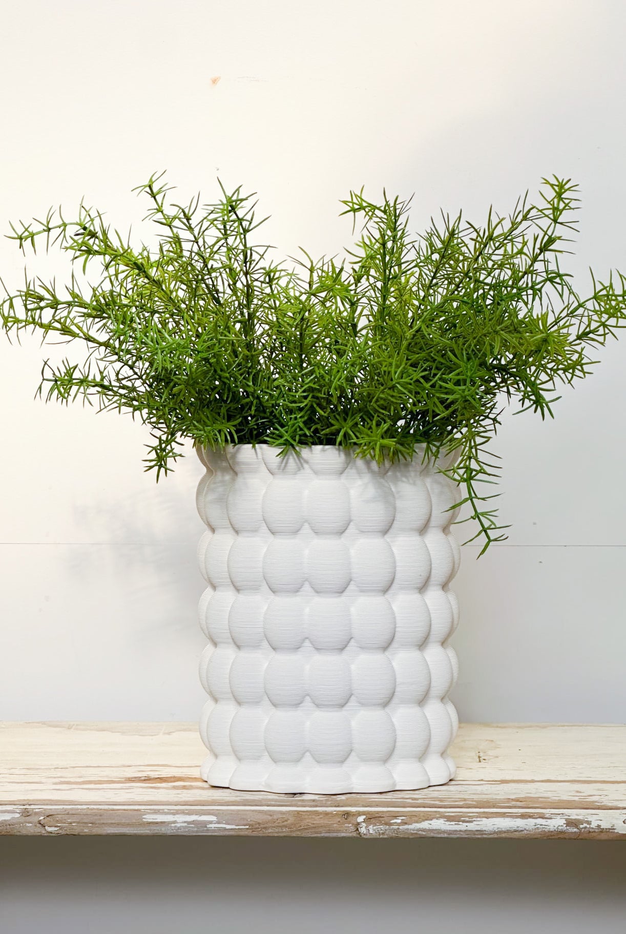 Porcelain Bubble Vase - Cream Medium - Magpie Style