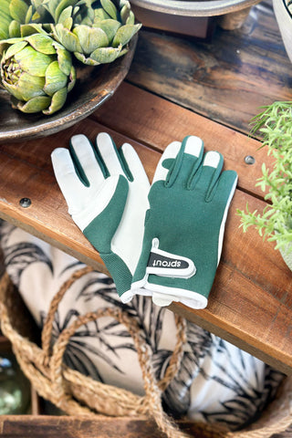 Sprout Gardening Gloves Pine Green