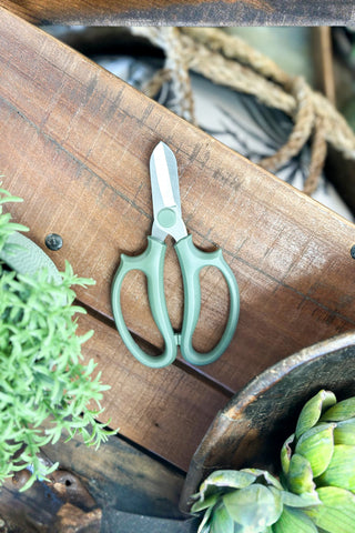 Sprout Flower Scissors Olive