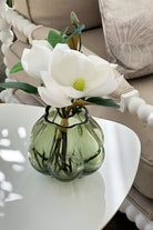 Nave Green Glass Vase - Magpie Style