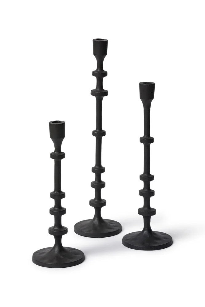 Watsoner Candleholder - Medium Black Matt - Paula Ryan