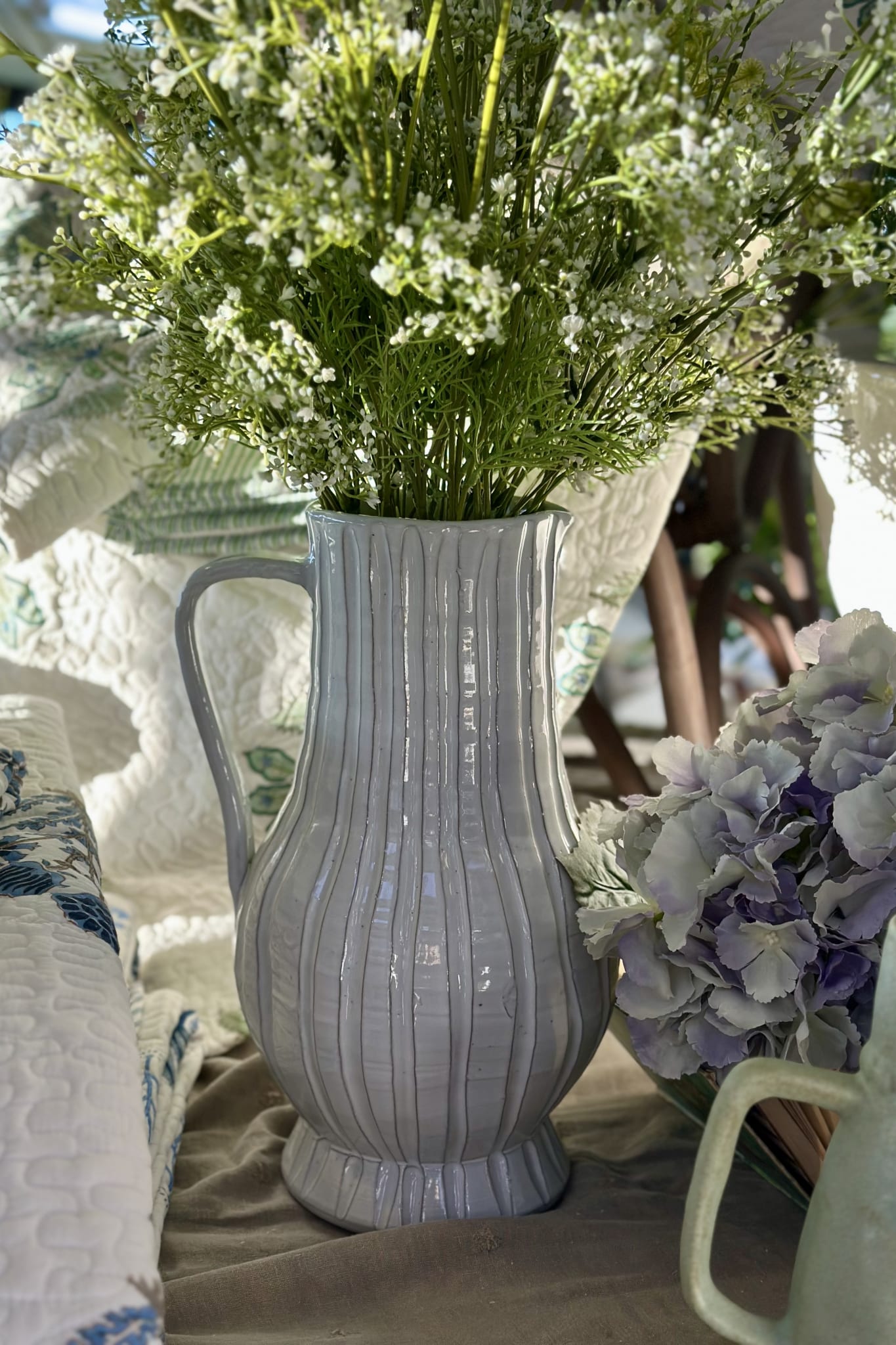 Ribbed Jug Large - Magpie Style