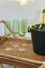 Capri Champagne Glasses (Set of 4)