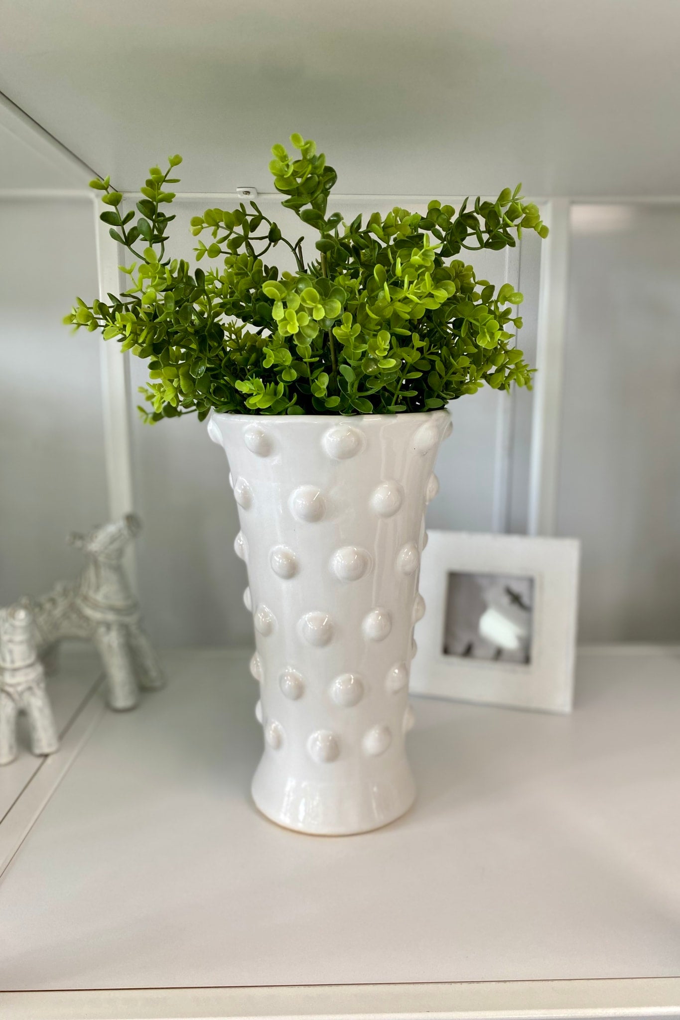 Terracotta Classic Vase 32cm White - Magpie Style