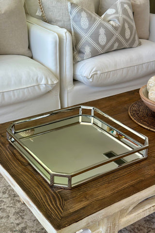Square Mirror Tray (40cm)