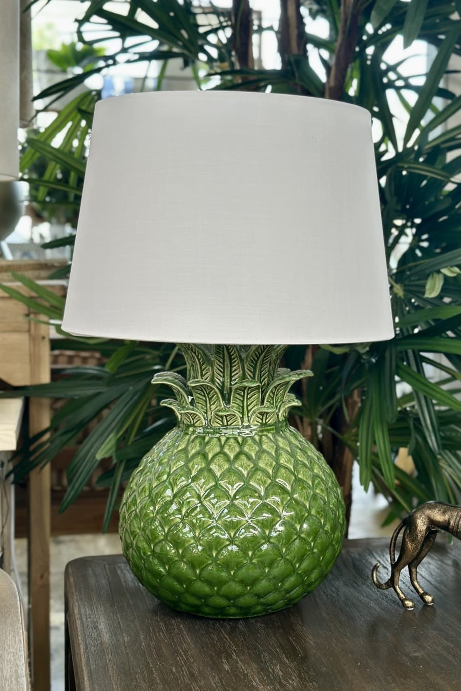 Green Pineapple Lamp - Magpie Style
