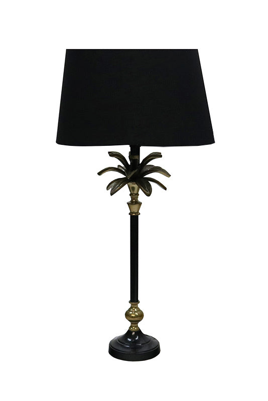 Aluminium Palm Table Lamp 69cm - Magpie Style