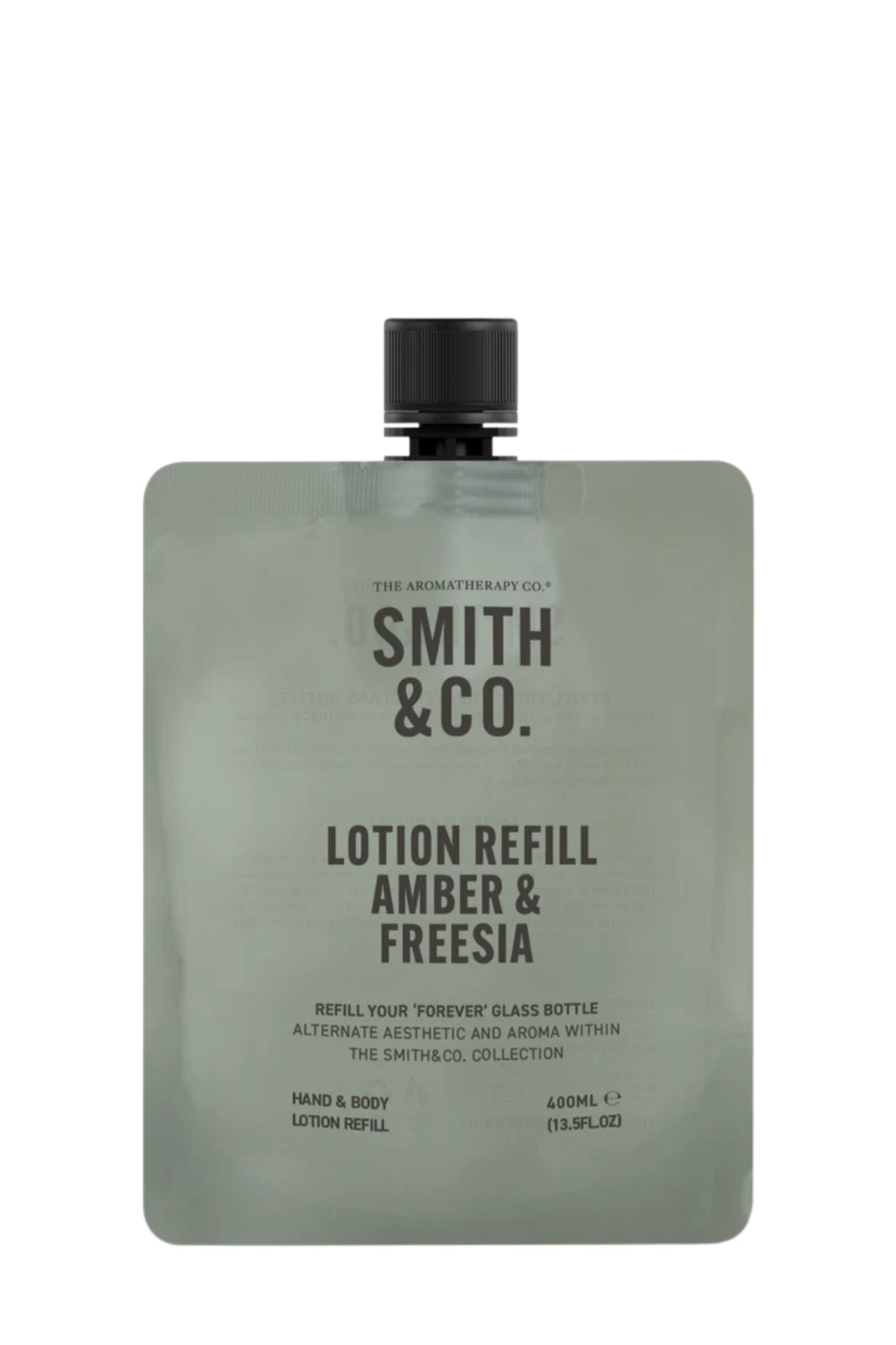SMITH & CO Hand & Body Lotion Refill 400ml - Amber & Freesia - Paula Ryan