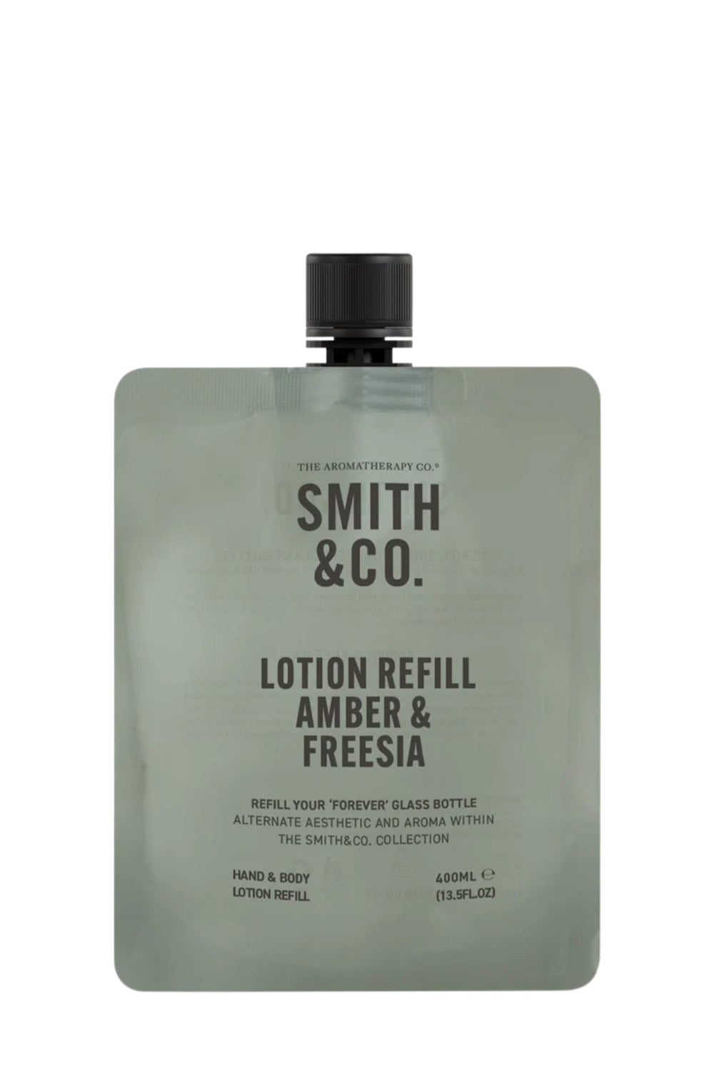 SMITH & CO Hand & Body Lotion Refill 400ml - Amber & Freesia