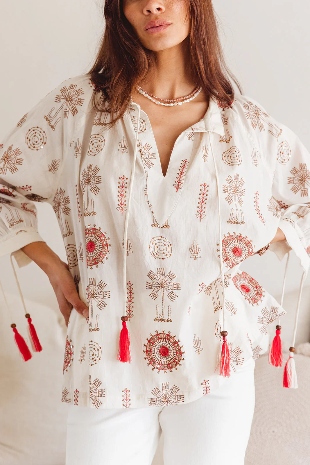 I AM PYLGRYM Santorini Top - Temple - Magpie Style