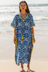 I AM PYLGRYM Amaru Kaftan - Amalfi Print