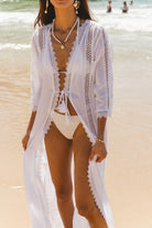 I AM PYLGRYM Eliza Robe - White - Magpie Style