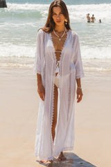 I AM PYLGRYM Eliza Robe - White