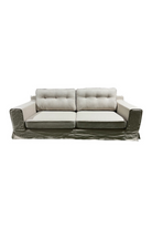 Pinstripe Slip Cover Sofa - Magpie Style