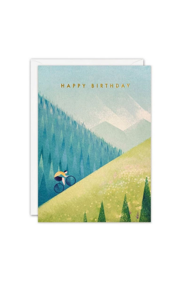 Mountain Biking - Card - Magpie Style