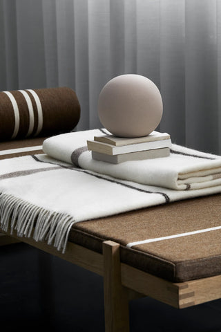 Kristina Dam Gradient Throw Natural Beige