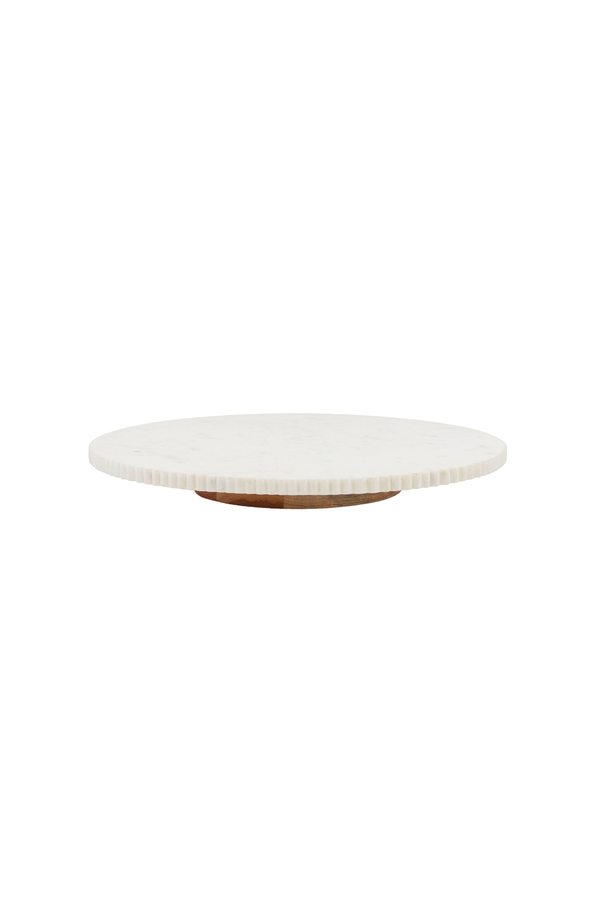Mara White Marble Lazy Susan - Magpie Style