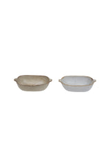 Lucca Stoneware Dish - Natural