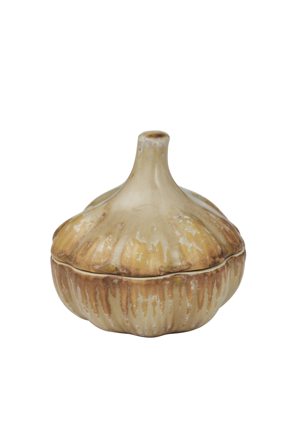 Rustic Garlic Storage Jar