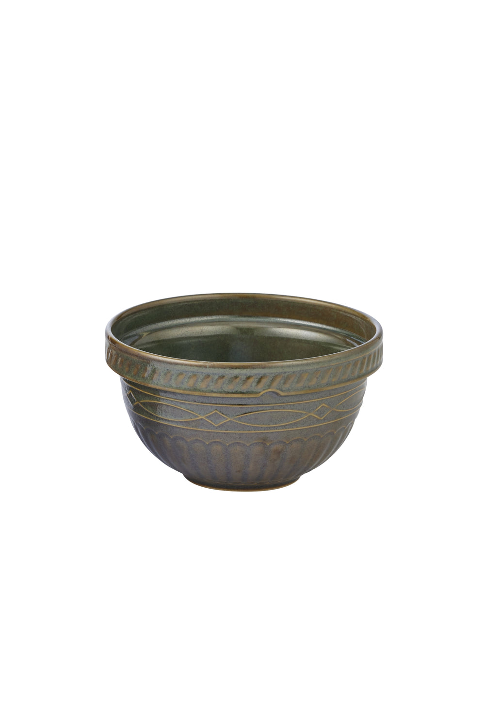 Moss Heirloom Stoneware Serving Bowl – Large