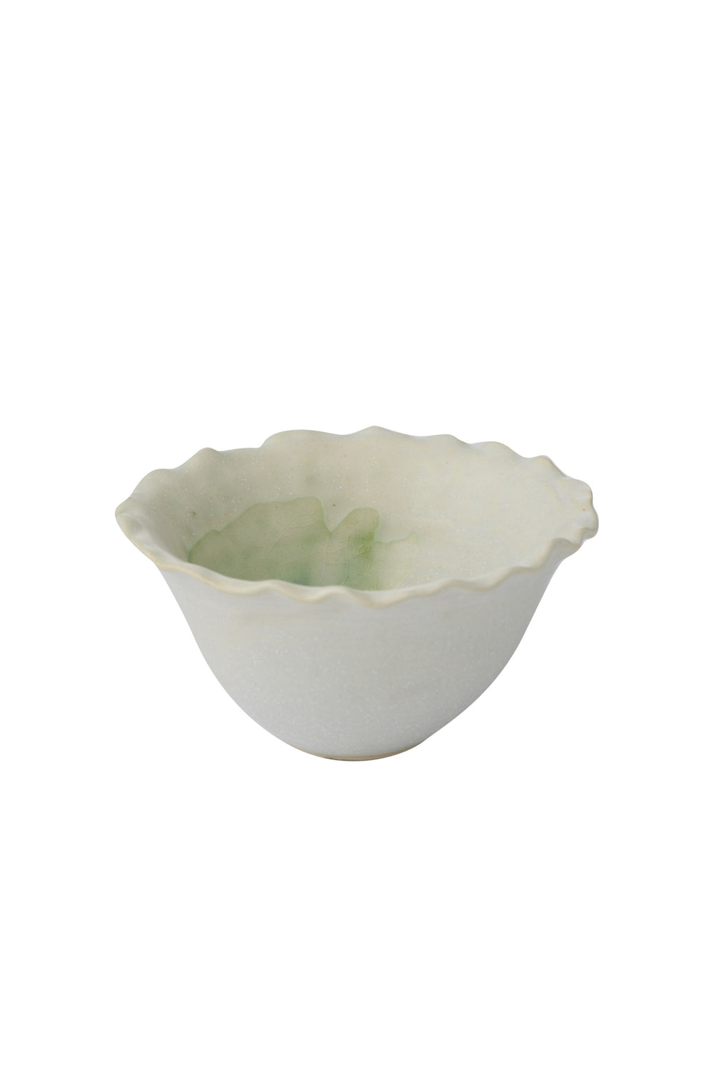Sage Wash Fluted Bowl