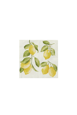 Lemon Branch 20pk 3 Ply Napkin