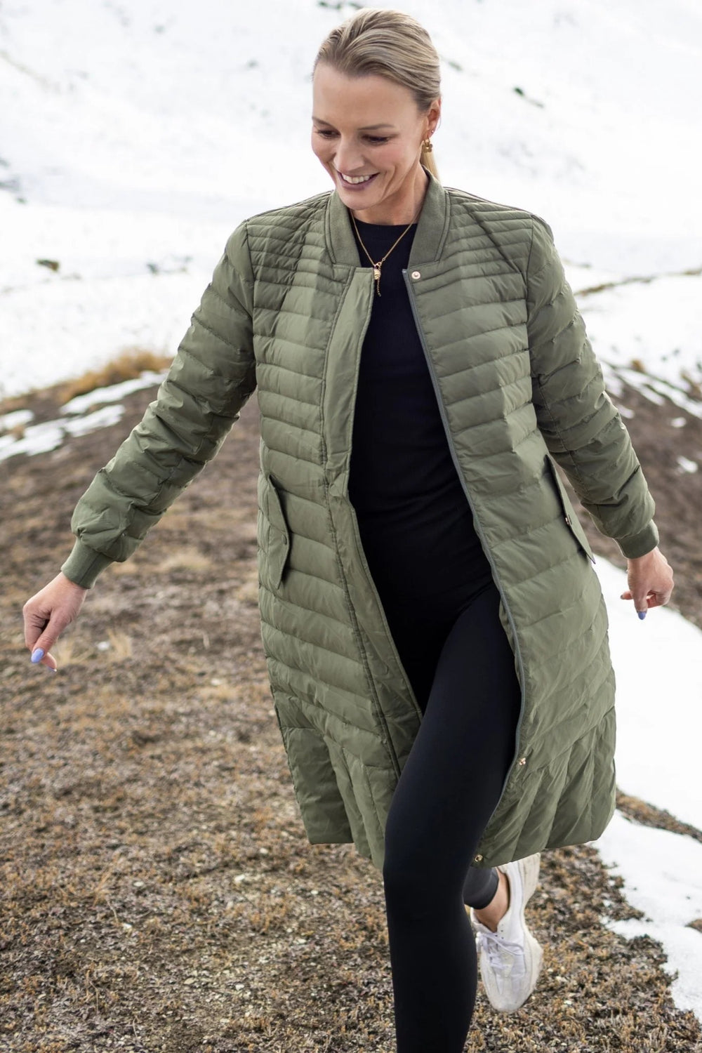 MOKE Kaz Coat - Olive Green