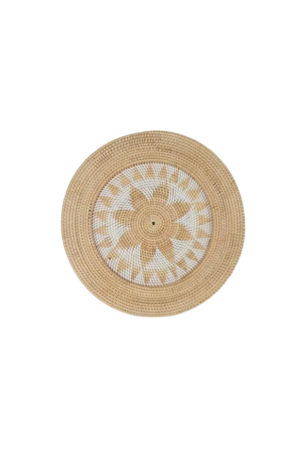 Natural Lombok Deco Plate Star