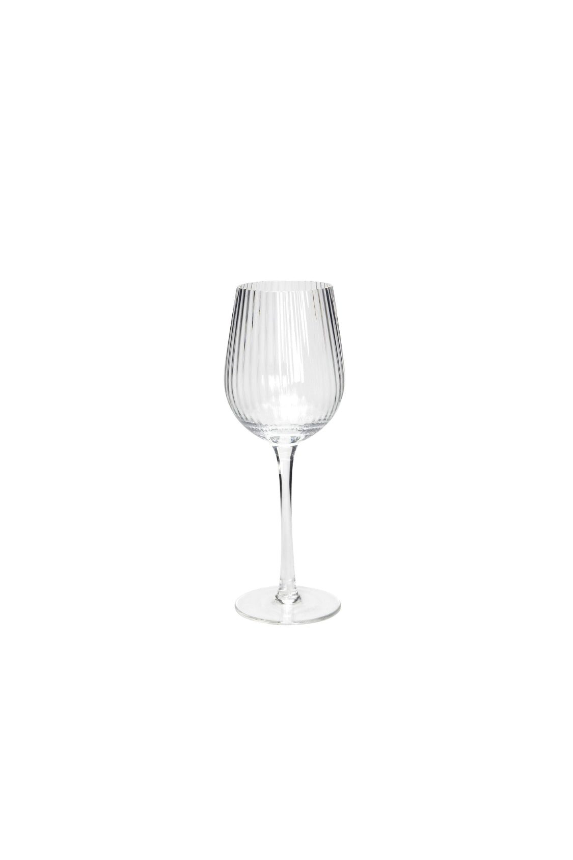 Ribbed Wine Glass - Set of 4 - Magpie Style