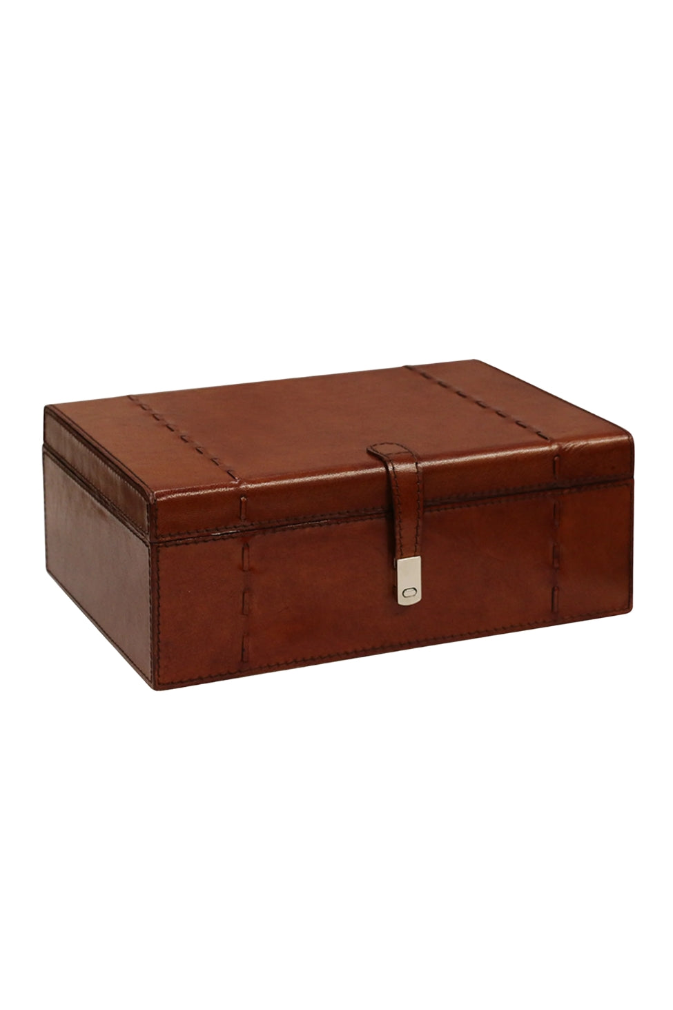 Savoy Leather Storage Box Large - Magpie Style