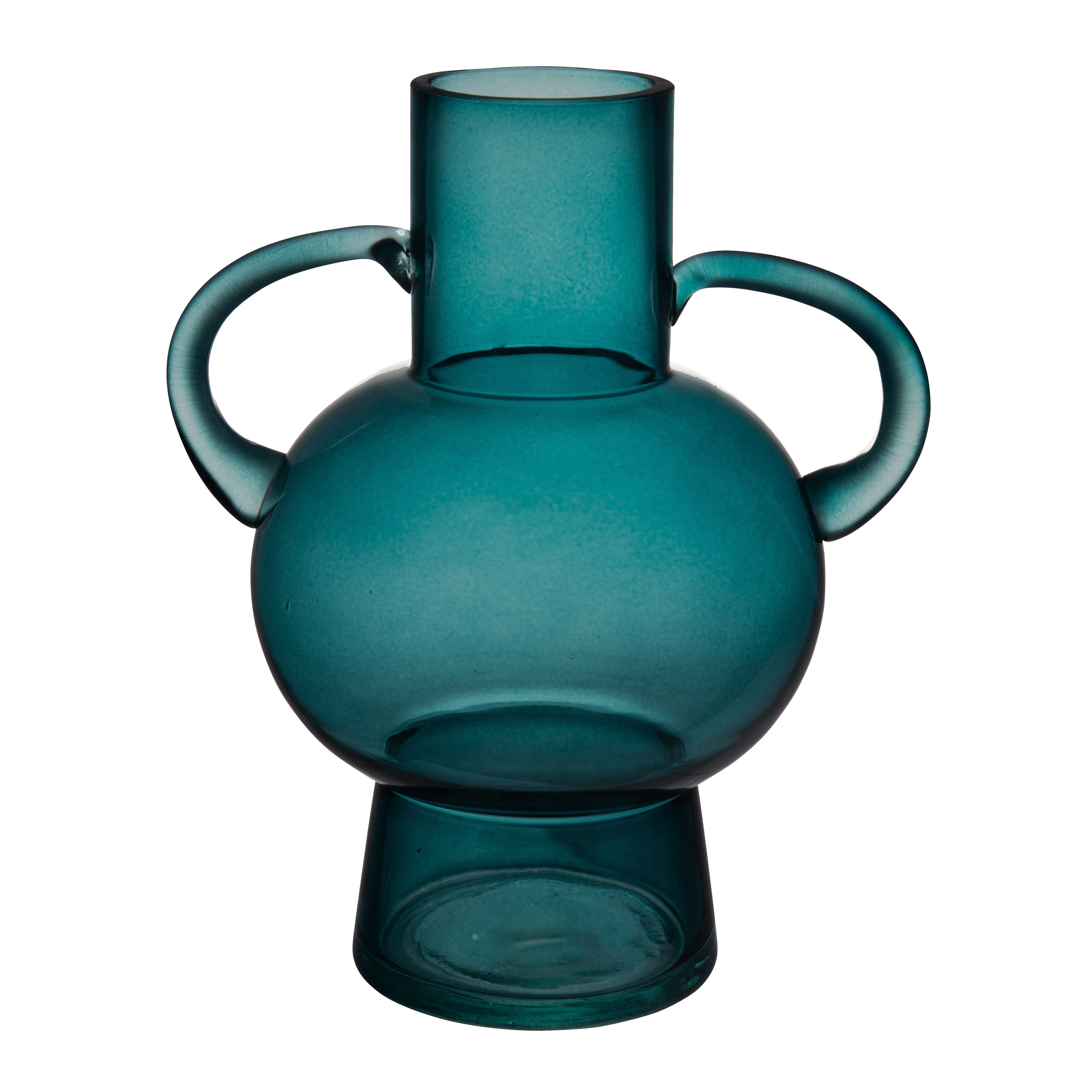 Blue Glass Double Handle Vat - Magpie Style