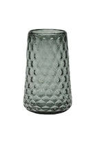 Grey Dimple Glass Vase - Medium - Magpie Style