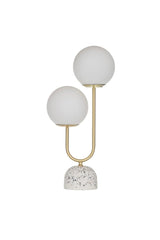 Terrazzo Twin Globe Table Lamp
