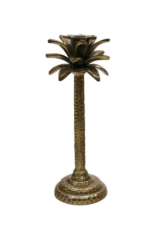 Aluminium Palm Candle Stick