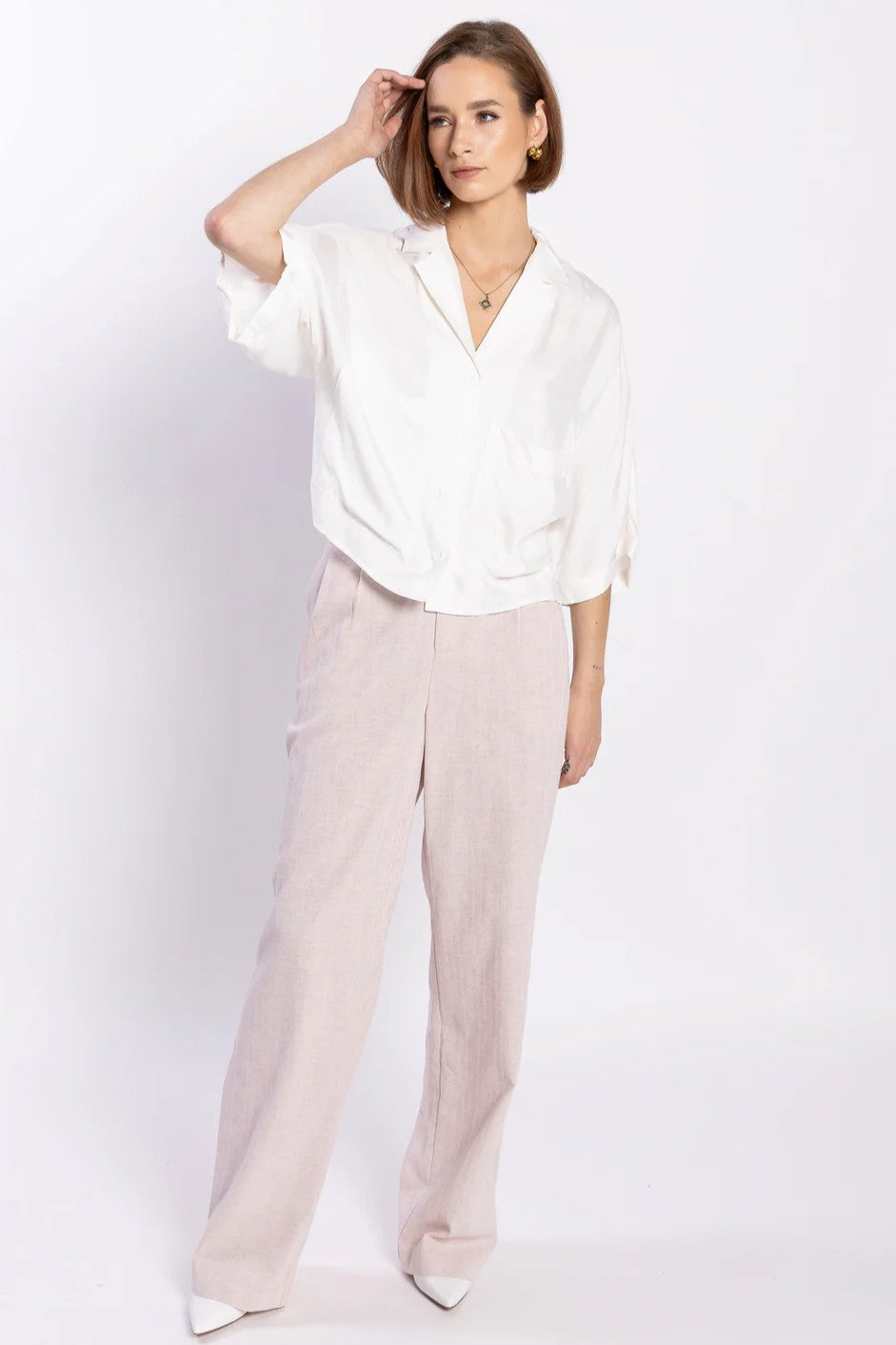 LOUGHLIN Ninth Shirt - White - Magpie Style