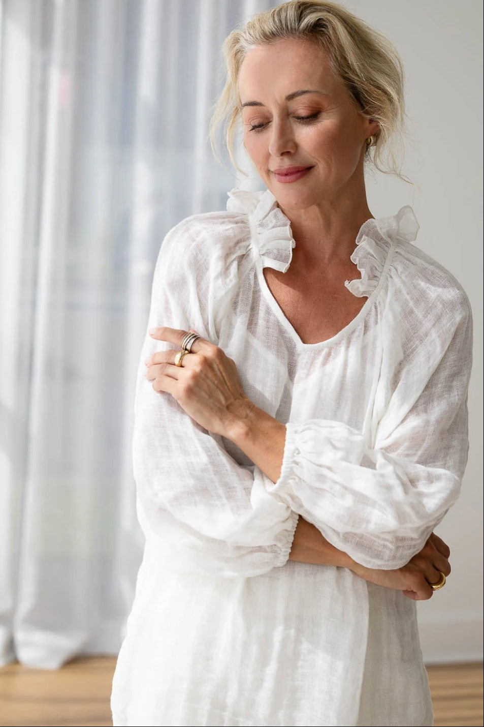 EADIE Lulu Reversible Top - Off White - Magpie Style