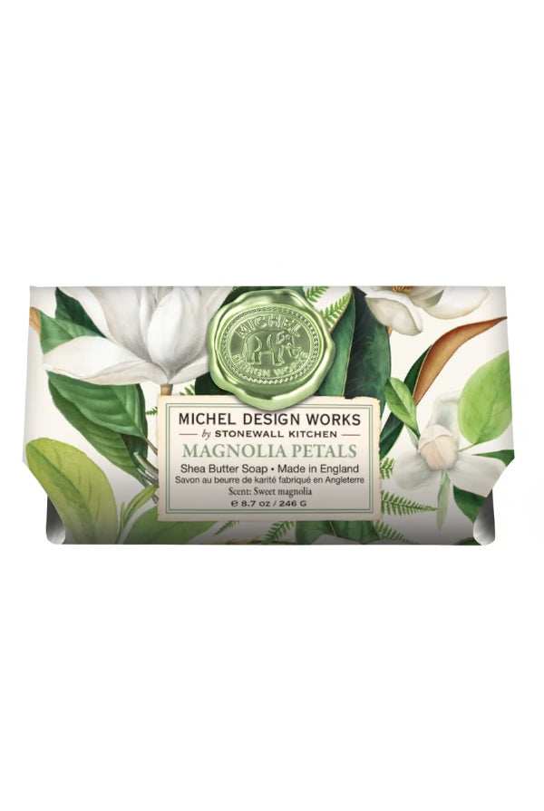 MICHEL DESIGN WORKS Magnolia Petals Large Soap Bar - Magpie Style