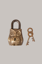 Owl Lock - Brass - Magpie Style