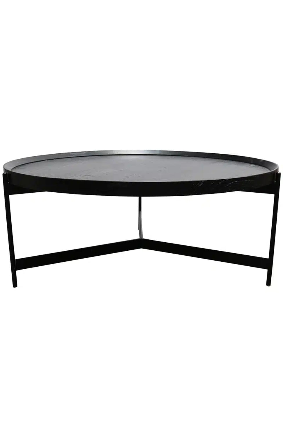 Arc Round Coffee Table - Black
