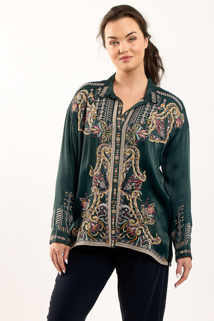 Johnny Was - Tandit Blouse - Magpie Style