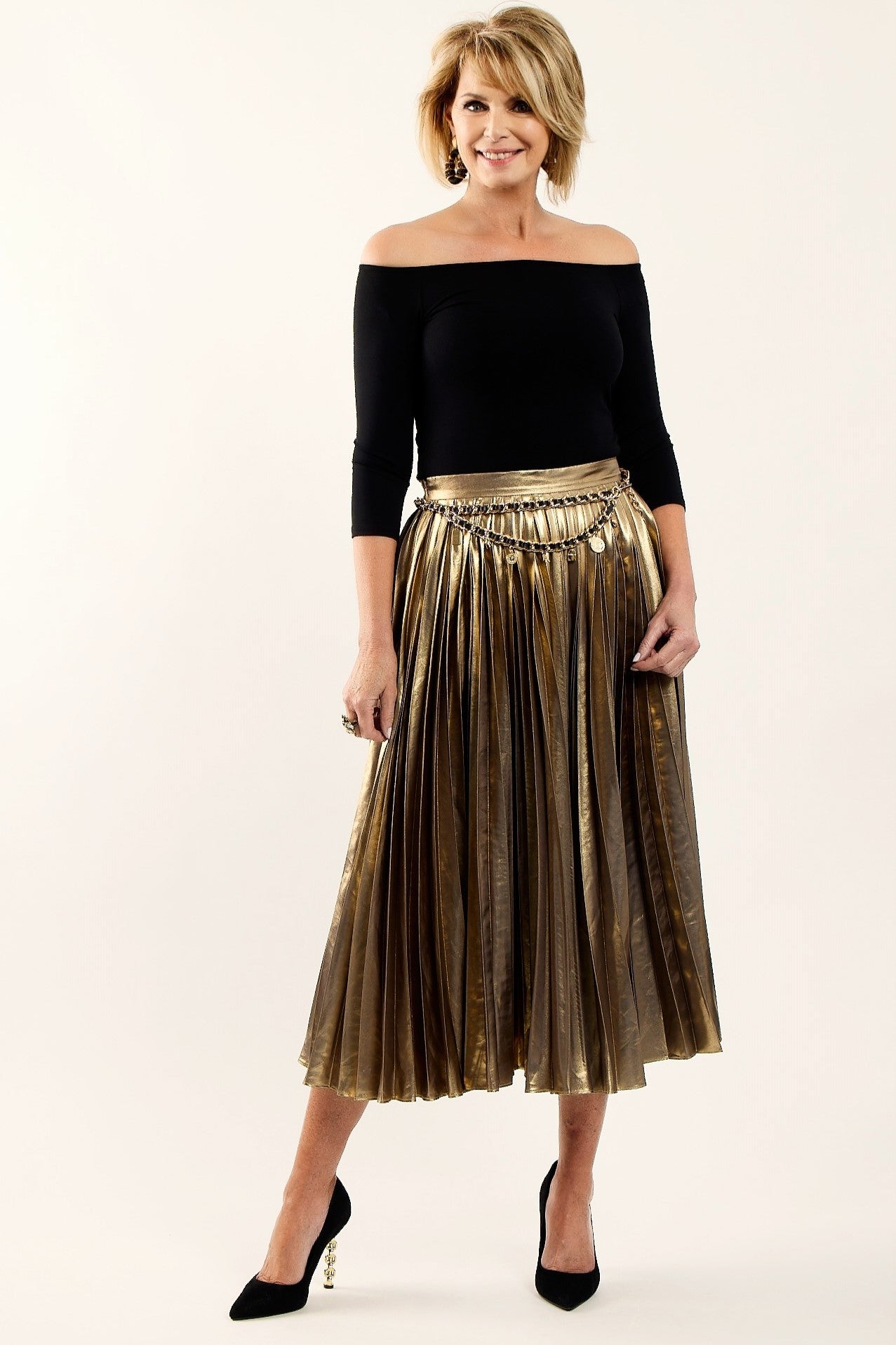 Gold skirt clearance nz