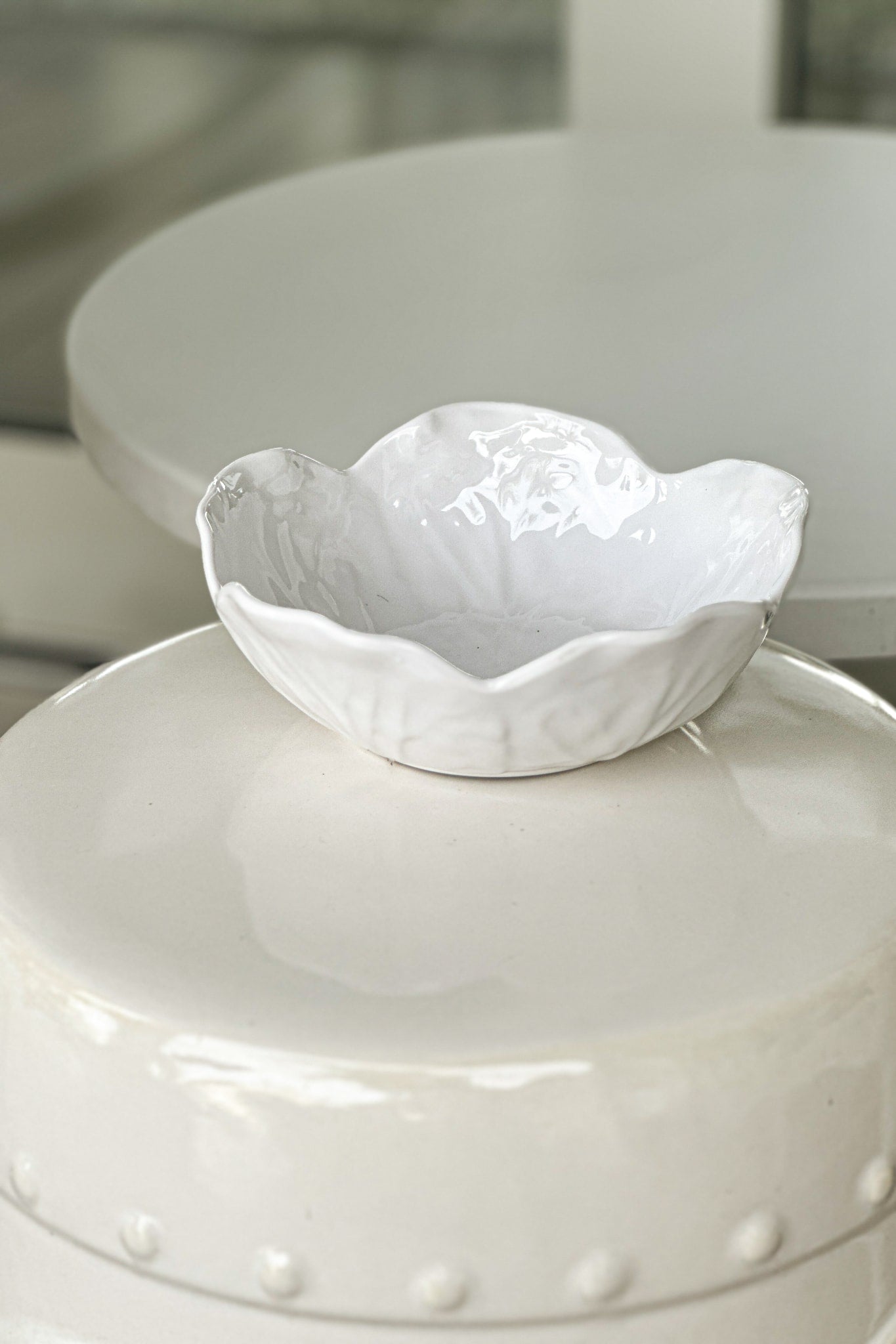 Small Cabbage Leaf Melamine Bowl 18cm - Magpie Style